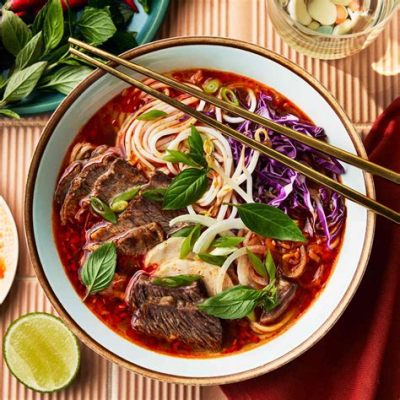 Bún Bò Huế: A Harmonious Symphony of Spicy Broth and Tender Beef