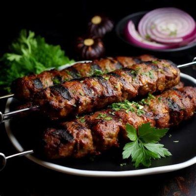  Seekh Kebabs: A Flavorful Symphony of Spiced Minced Meat Grilled to Perfection!